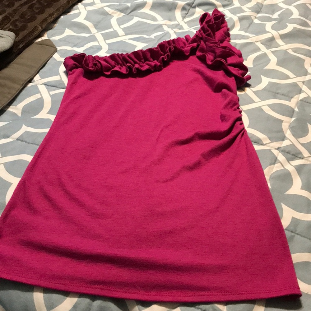 Fuschia blouse